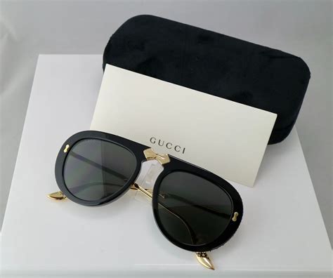 gucci men's pilot sunglasses|Gucci foldable aviator sunglasses.